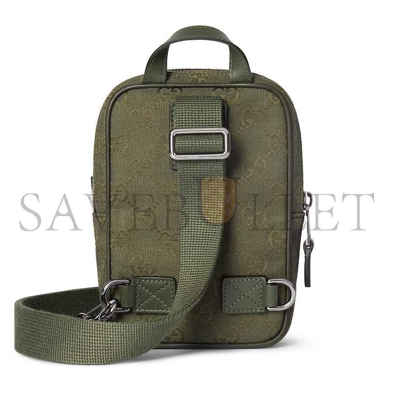 G*u*i gg canvas mini slingbag 834258 (12.5*17.5*4cm)